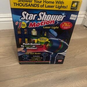 Star Shower Motion Laser Light by - Multi-Color